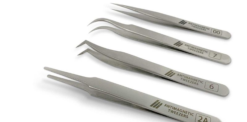 non-magnetic precision tweezers for modeling